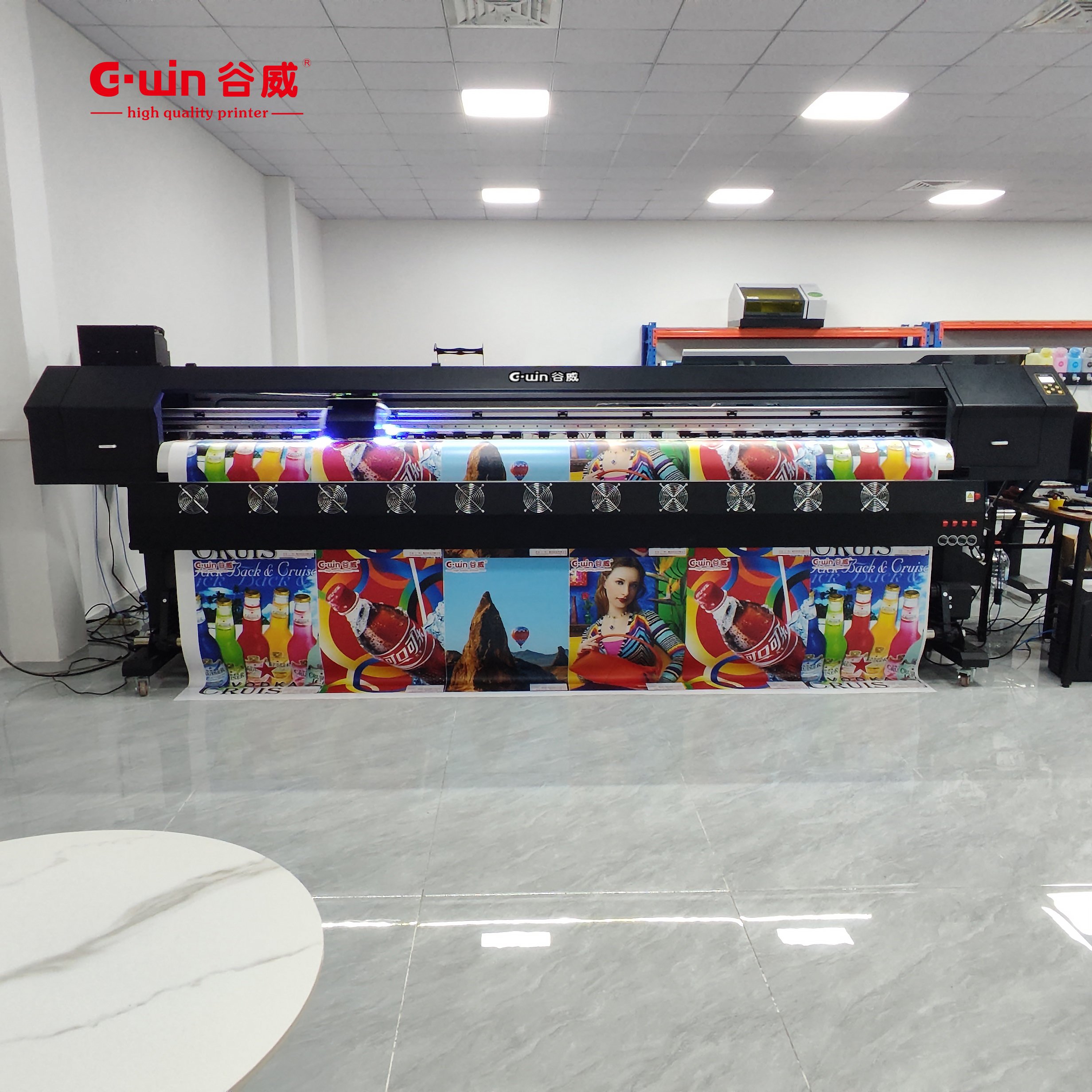 Guangzhou factory 3.2m 10 feet roll to roll Large format printing machine can use XP600 3200 XC90 printhead vinyl banner printer