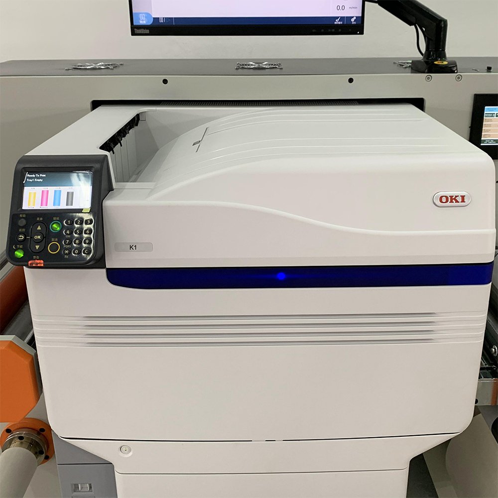 DARUI Factory Manufactured Label Stickers Digital printer With Toner CMYKW 5 Color Laser printers