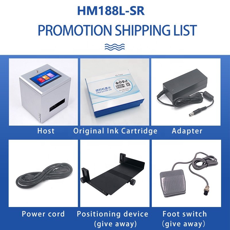 AOKDI HM188L tij 25 12.7MM mcu coding date printer machine code bar printer dating machine for product code and expiry date