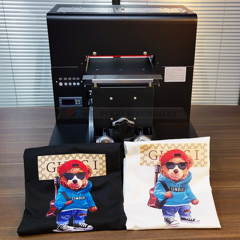 Hot Sales A4 Size DTG Printer for Any Color Fabric T-shirt Printing Machine