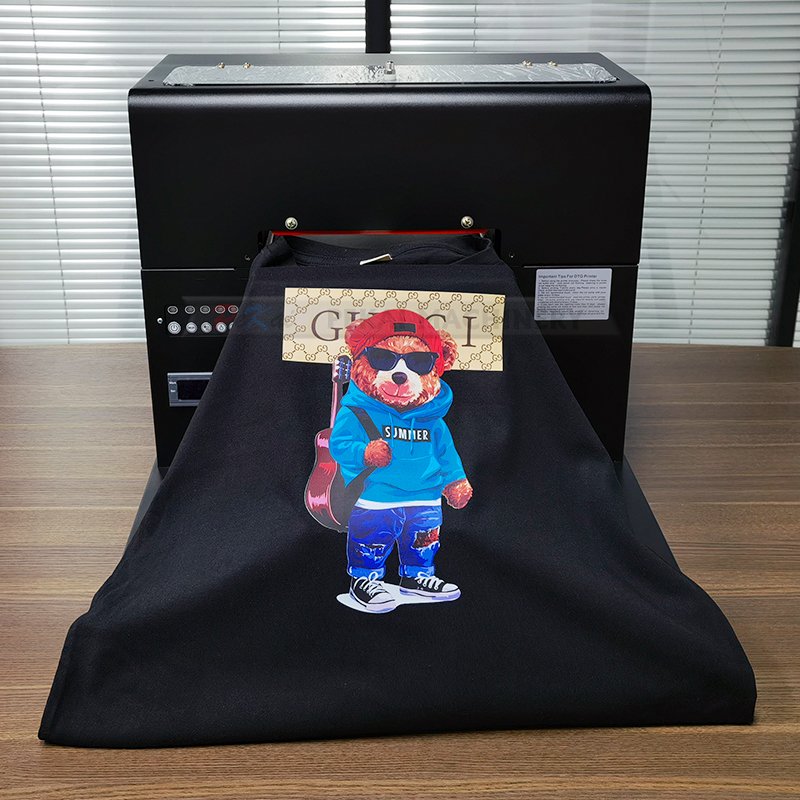 Hot Sales A4 Size DTG Printer for Any Color Fabric T-shirt Printing Machine
