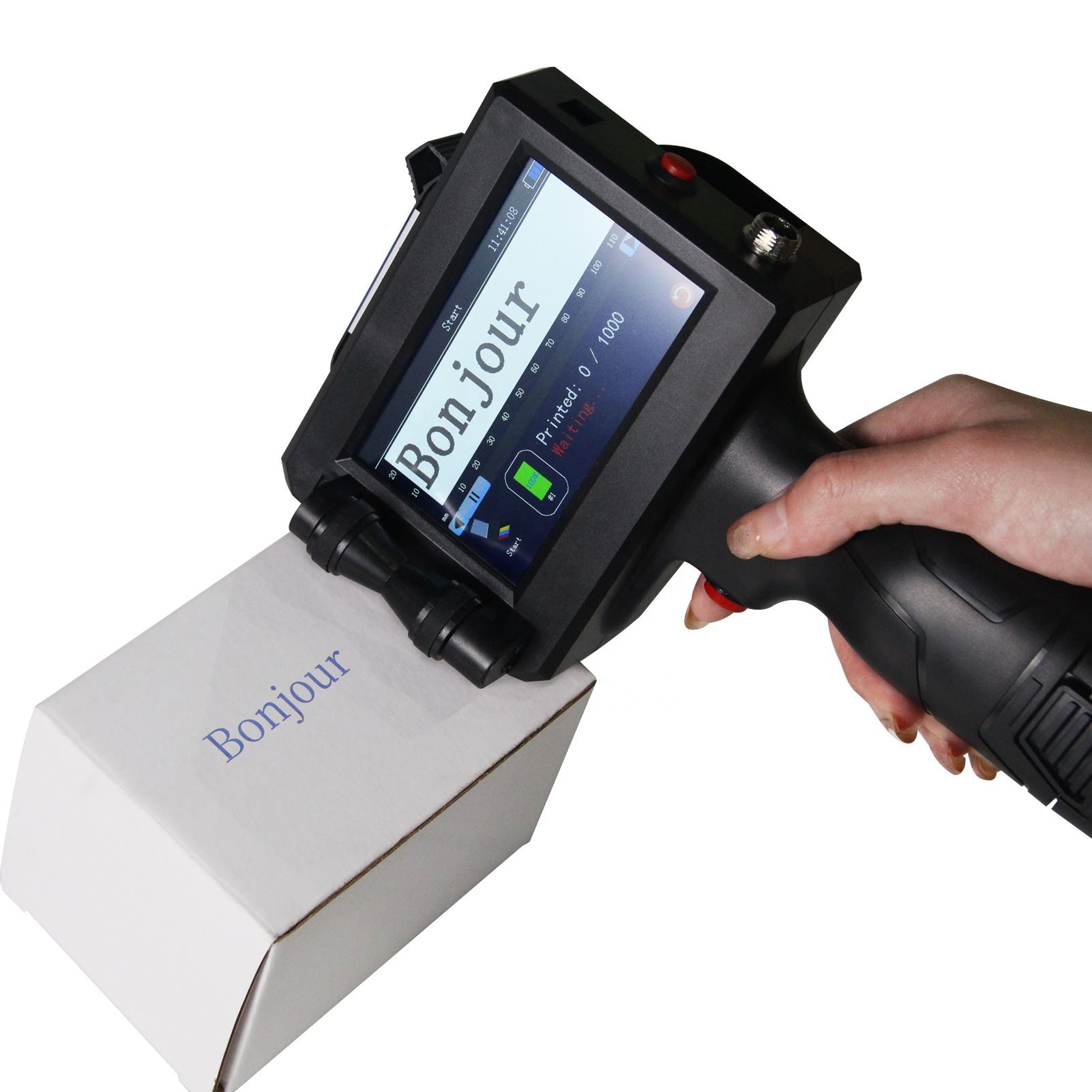 12.7mm handheld inkjet printer easy to operate date time logo portable printer