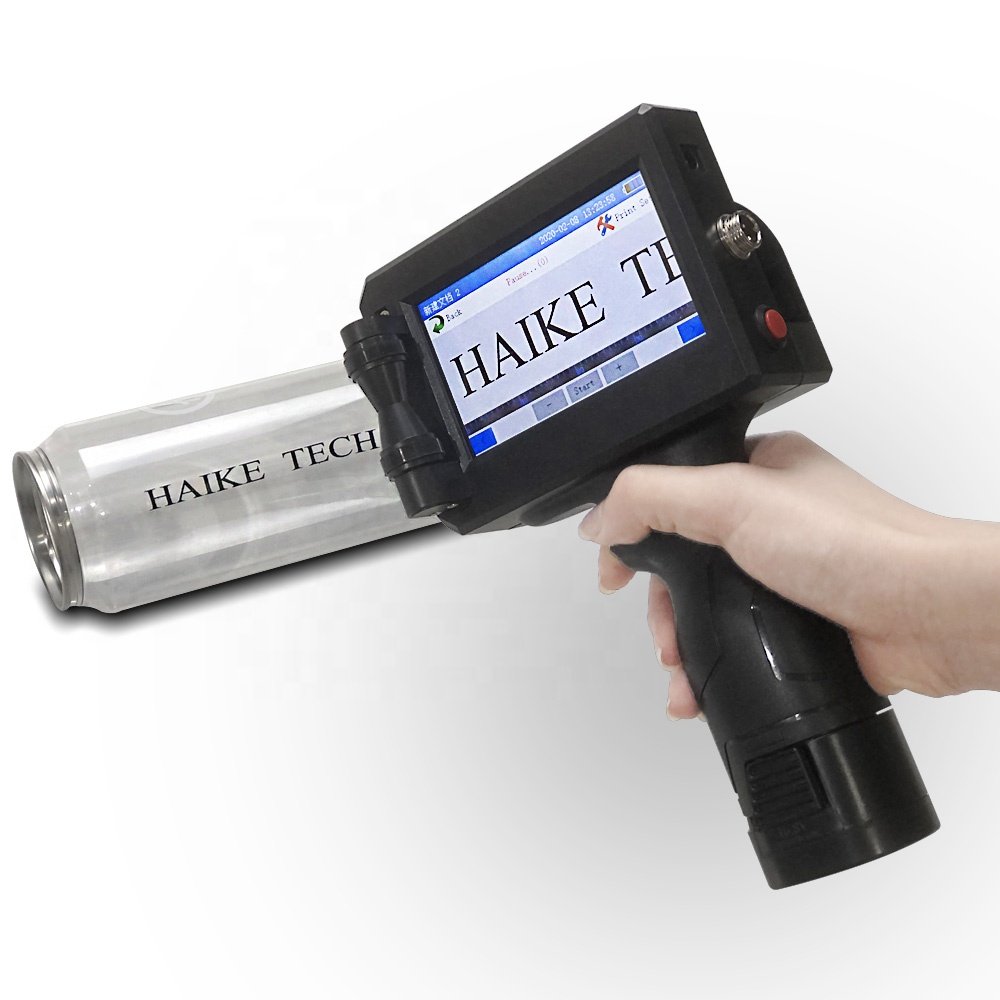 12.7mm handheld inkjet printer easy to operate date time logo portable printer
