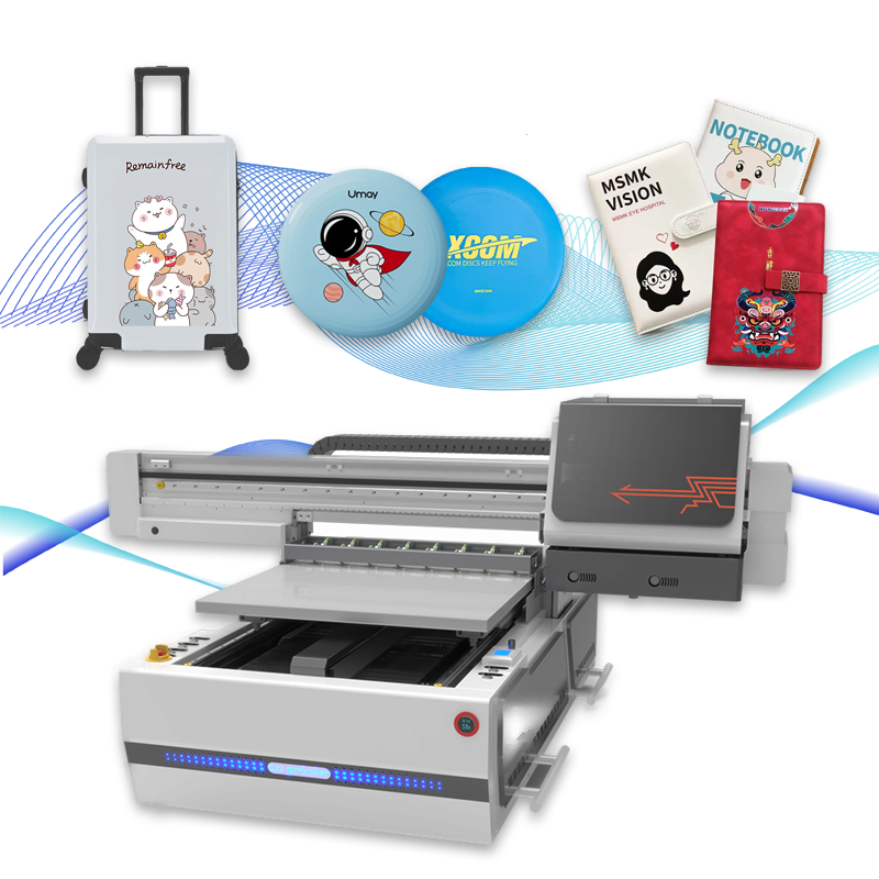 UV Printer 6090 Multi material Printing Multi functional Visual Positioning Printer XP600/i1600/13200 Print Head Optional