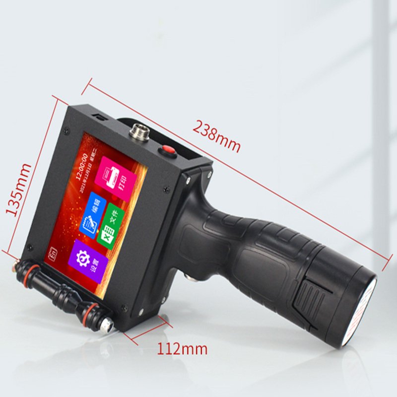 Semi-Automatic Handheld Inkjet Printer for Home Retail Restaurant & Printing Shops Single Color Bill Printer 1 Year Warranty