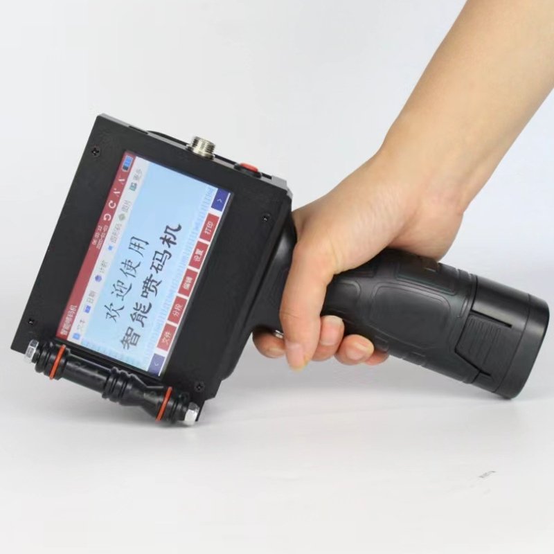 Semi-Automatic Handheld Inkjet Printer for Home Retail Restaurant & Printing Shops Single Color Bill Printer 1 Year Warranty