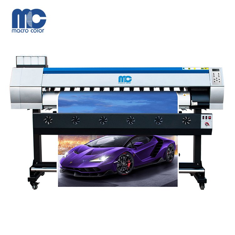 MACRO COLOR New design 1.8m 6ft Roll to roll UV printer for wall paper printing machine