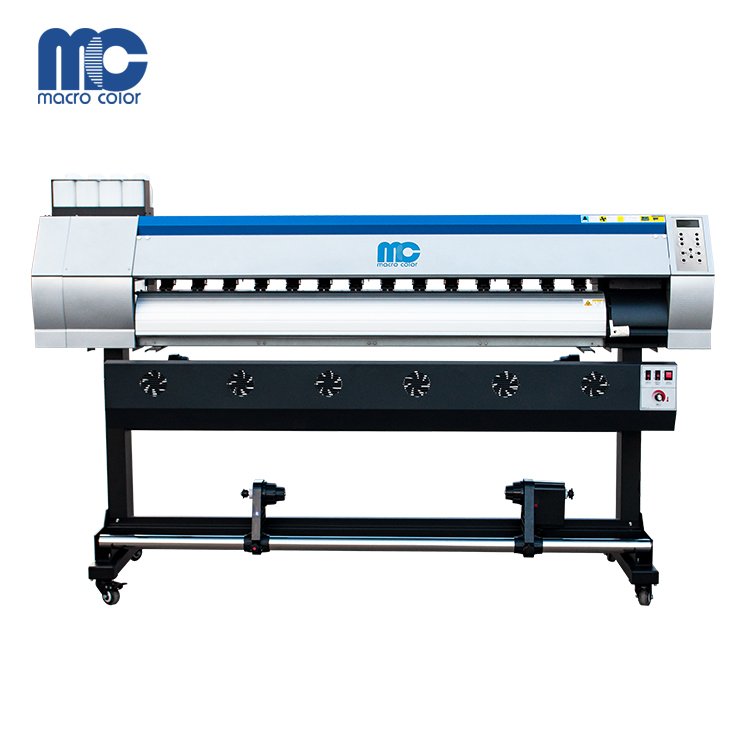 MACRO COLOR New design 1.8m 6ft Roll to roll UV printer for wall paper printing machine