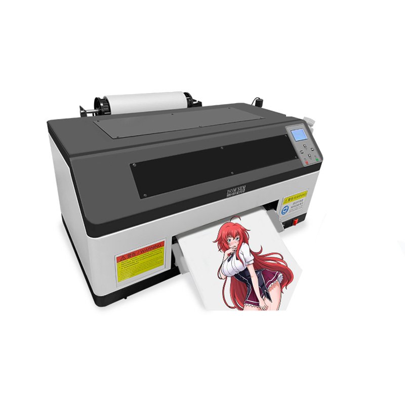 DOMSEM Industrial Inkjet Printer A3+ Dtf Printer 30cm Printing Machine With Xp600 Head Dtf A3+ Printer For T Shirt Printing