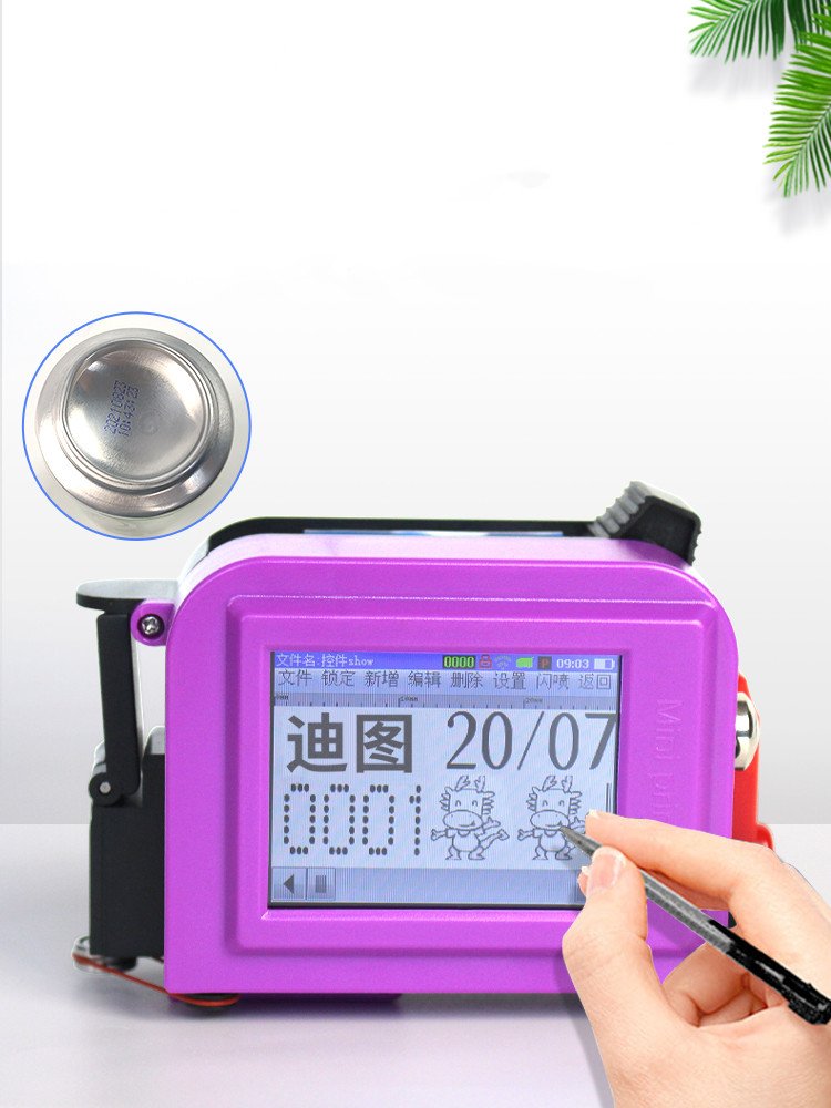 Portable Tij Technology Production Date Mini Handheld Inkjet Printer Hand Jet Batch Code Printer