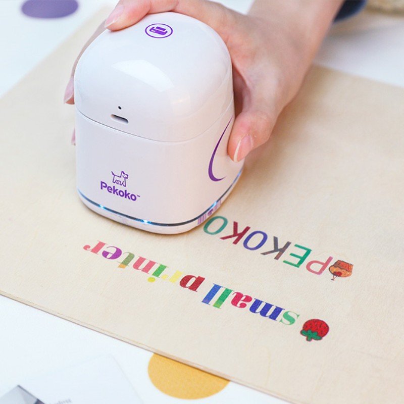 2023 New Pekoko Handheld Color Printer Portable Mini Home Logo Label Inkjet Printer