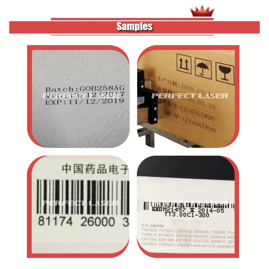 Perfect Laser-Mini Portable Hand Held Paper Label Bottle Logo Bar Code Date Stamp Inkjet Printer Coder Coding Printing Machine