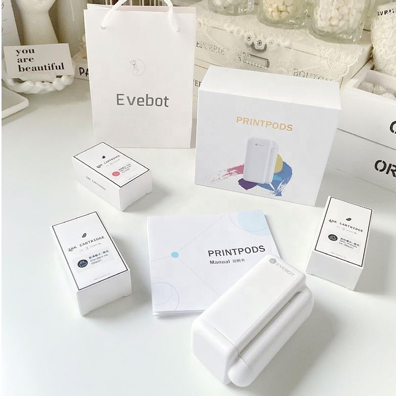 Wireless EVEBOT Printpods printer for small business t-shirt printing machine work with EVEBOT printer