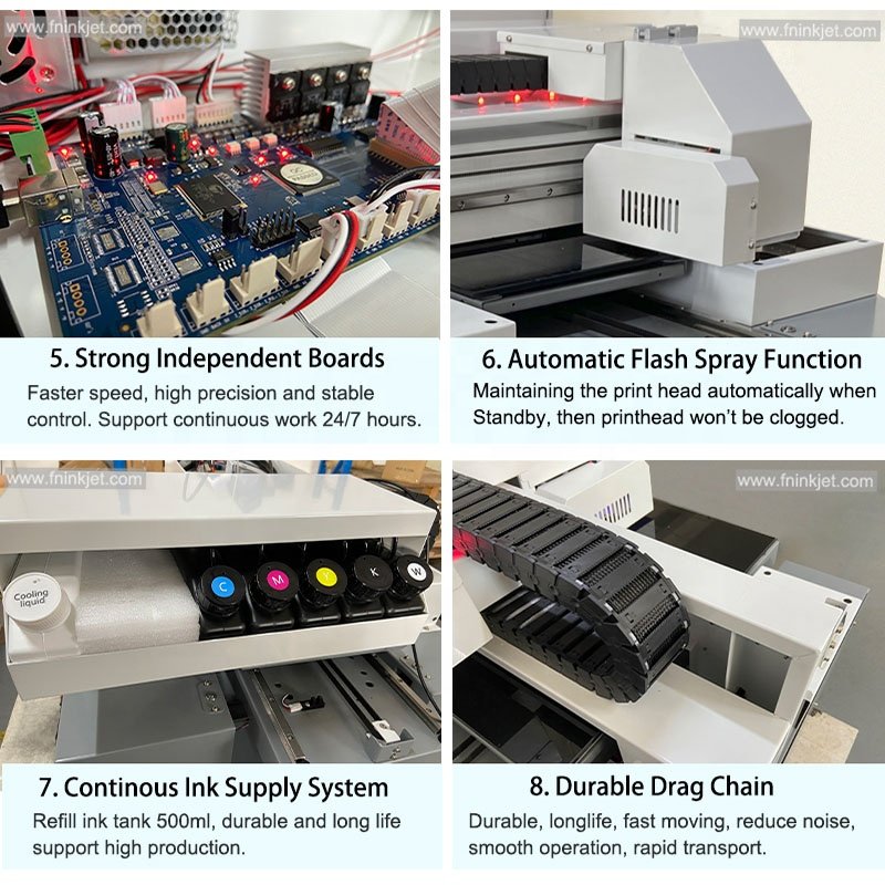 Self Cleaning 3D Embossed Effect With Original Epson XP600 Head A3 UV DTF Impresora UV A3 Photo Printer