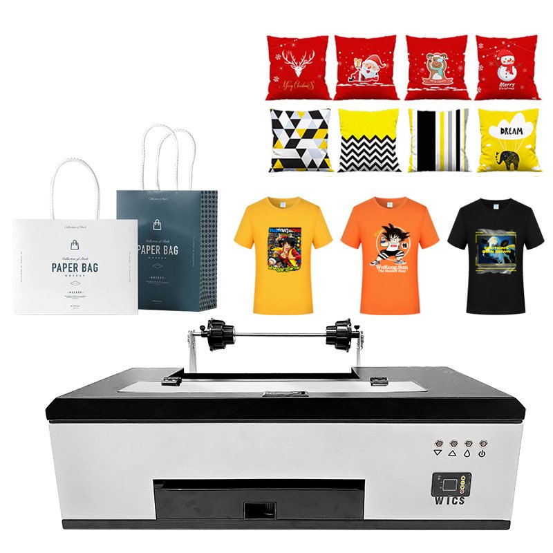 Hot Sales Inkjet Printers Dtf A3+ A3 33cm Roll Dtf Printer L1800 with Dtf Powder Shaker for T-shirt Custom Transfer Printing