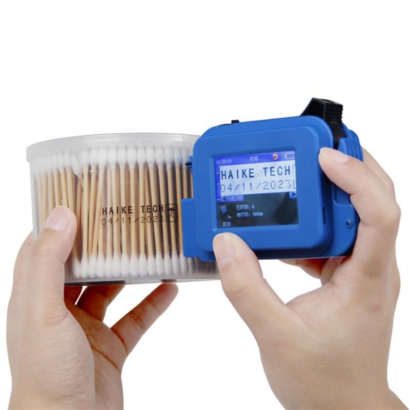 Wholesale 12.7mm/25.4mm TIJ portable mini inkjet printer handheld batch coding machine for bottle can printing