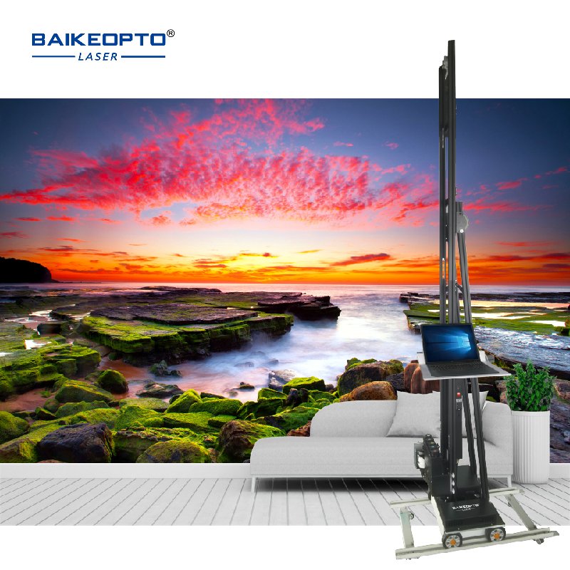 Digital Canvas Art Direct Image Multicolor Wall Painting Machine 3D Glass Ceramic Paper Walls Painter Price