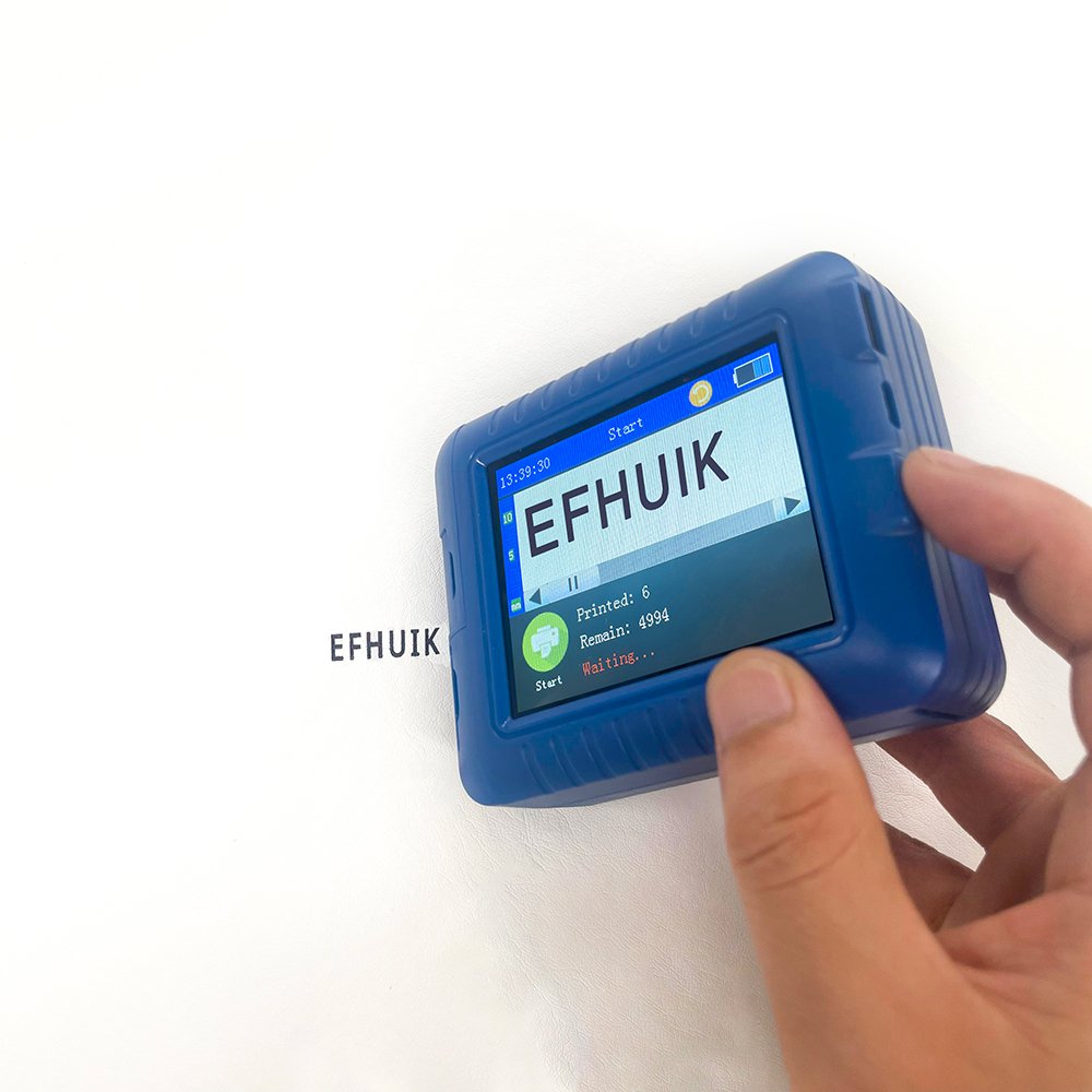 Bottle batch number code expiry date mini handheld printer portable tij inkjet printer with ink cartridge