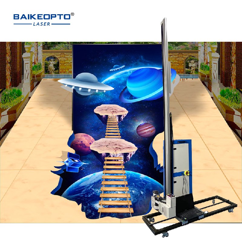 3d wall painting printer for wall and floor design modle GP400 of baikeopto