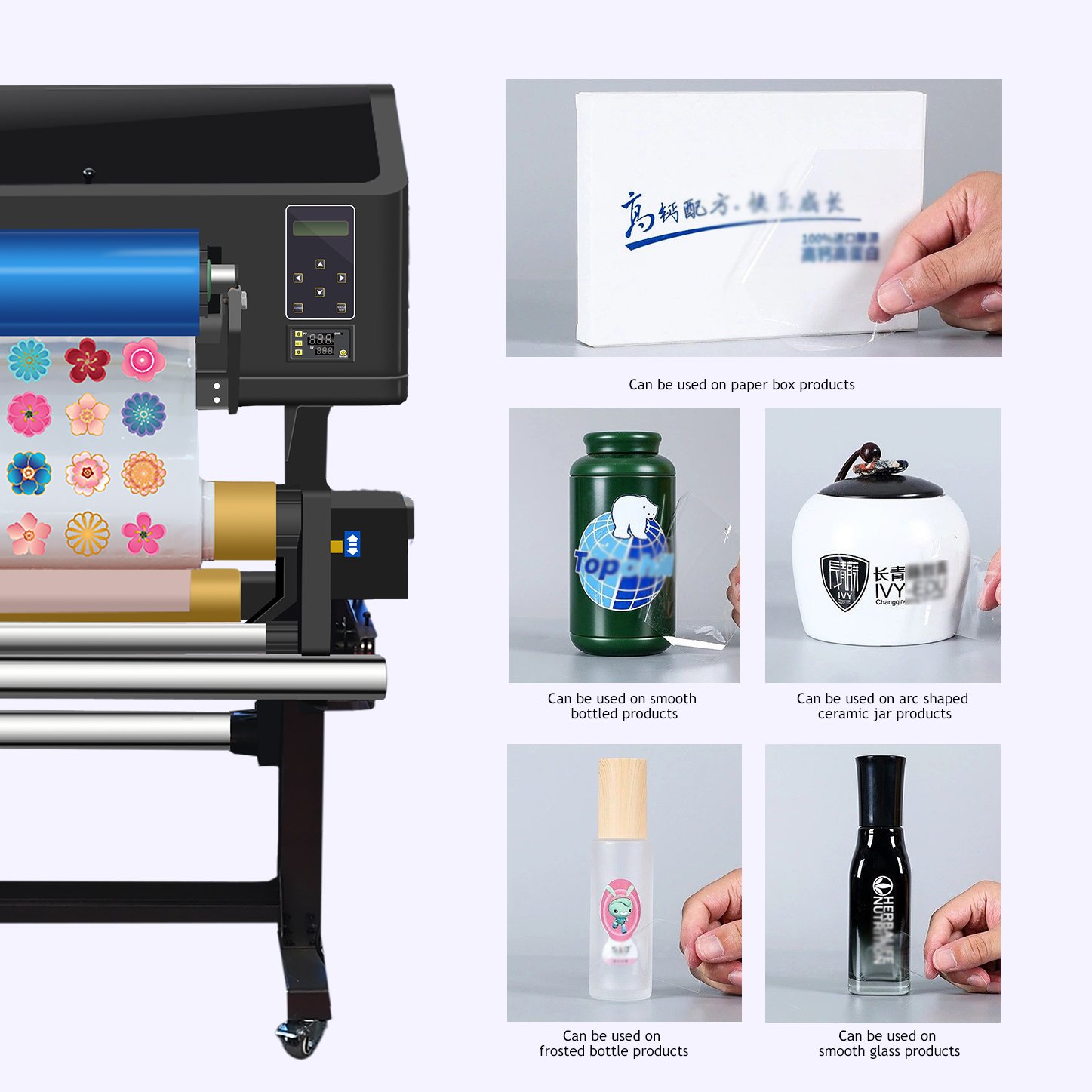 Latest UV Products DTF UV Printer Inkjet Printers Roll To Roll Sticker Printing Machine For A/B Film Flatbed UV DTF Printer