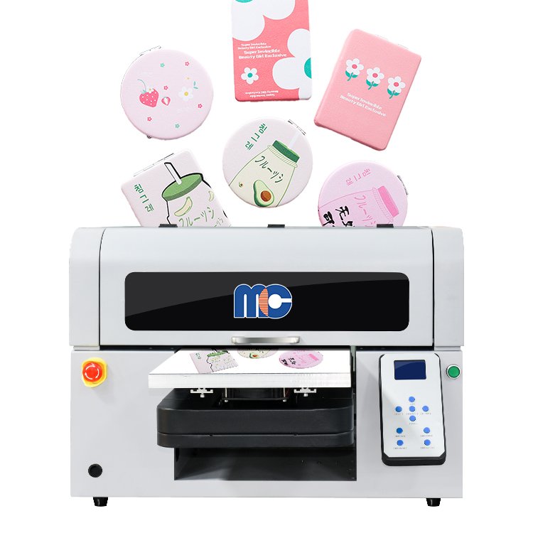 Multifunction Mobile APP A3 Smart UV Flatbed Printer for All Flat Materials