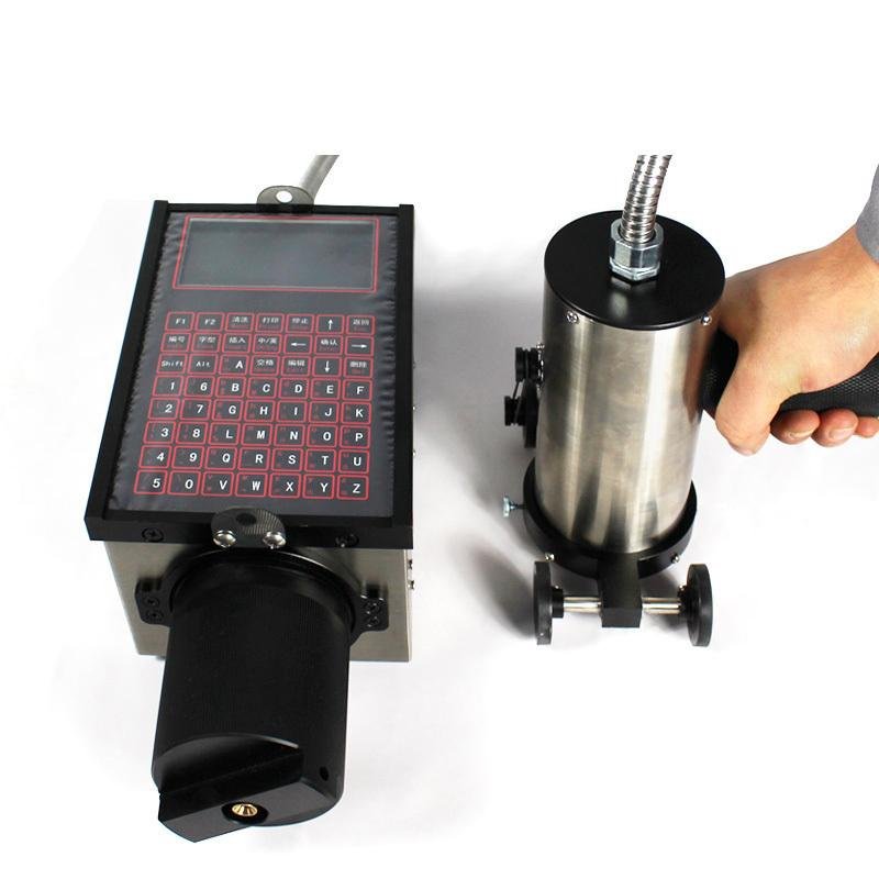 DT-2460 Large character portable inkjet printer 50mm dual cartridge handheld inkjet printer