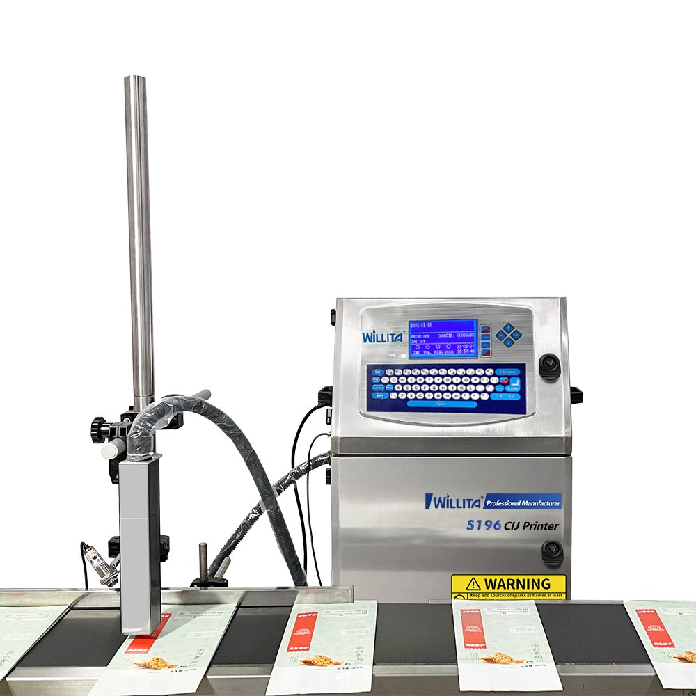 Industrial Small Character Inkjet Printer for Bottle Wire Cable Egg Date Coding Logo Printing CIJ printer Machine