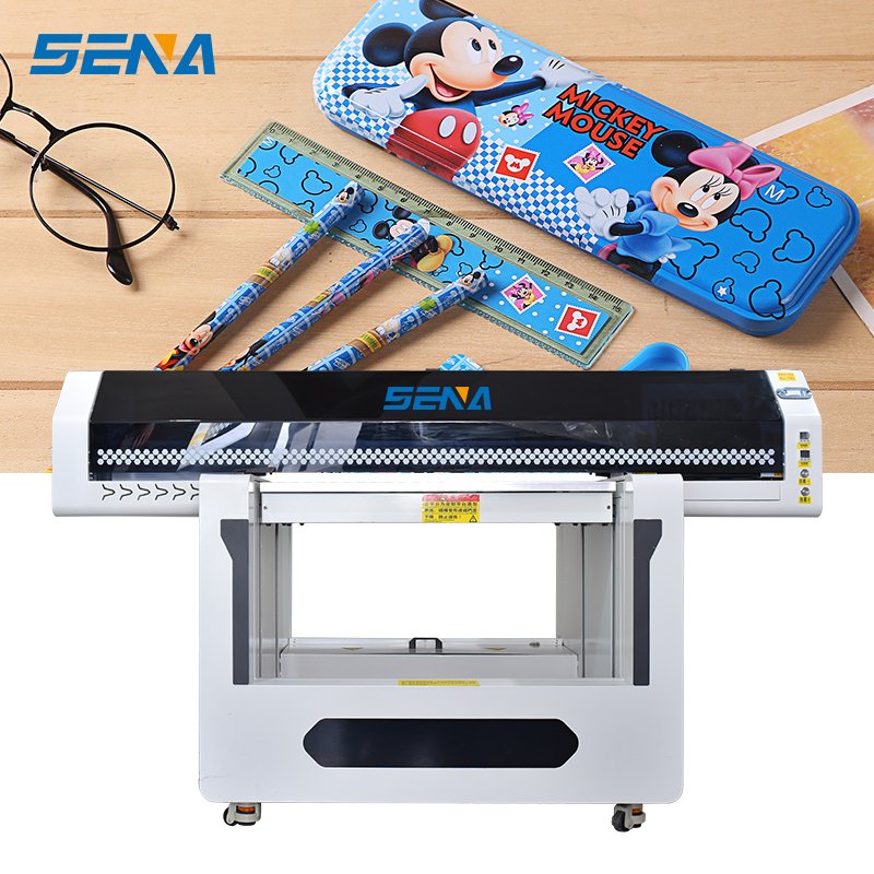 Digital 3D LED Printing Machine CMYKW+Varnish for Small Business 9060 Direct to Garment Printer Label Printer Sticker Machine