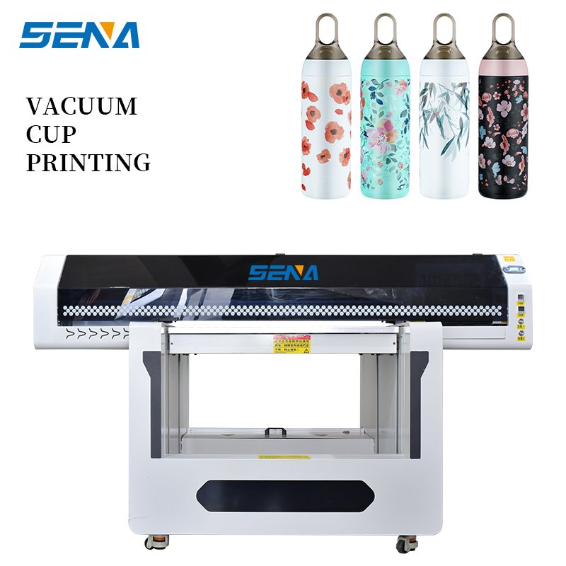 Digital 3D LED Printing Machine CMYKW+Varnish for Small Business 9060 Direct to Garment Printer Label Printer Sticker Machine