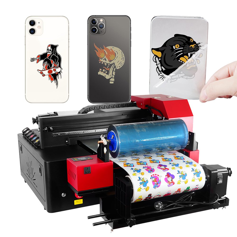 A3 Size 3D Transfer Sticker Inkjet Printing Machine Roll Pet Film Printer For Logo Label