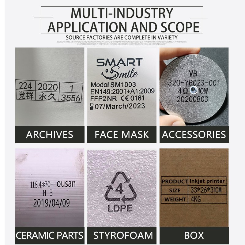 Lower price intelligent mini manual date code static inkjet printer