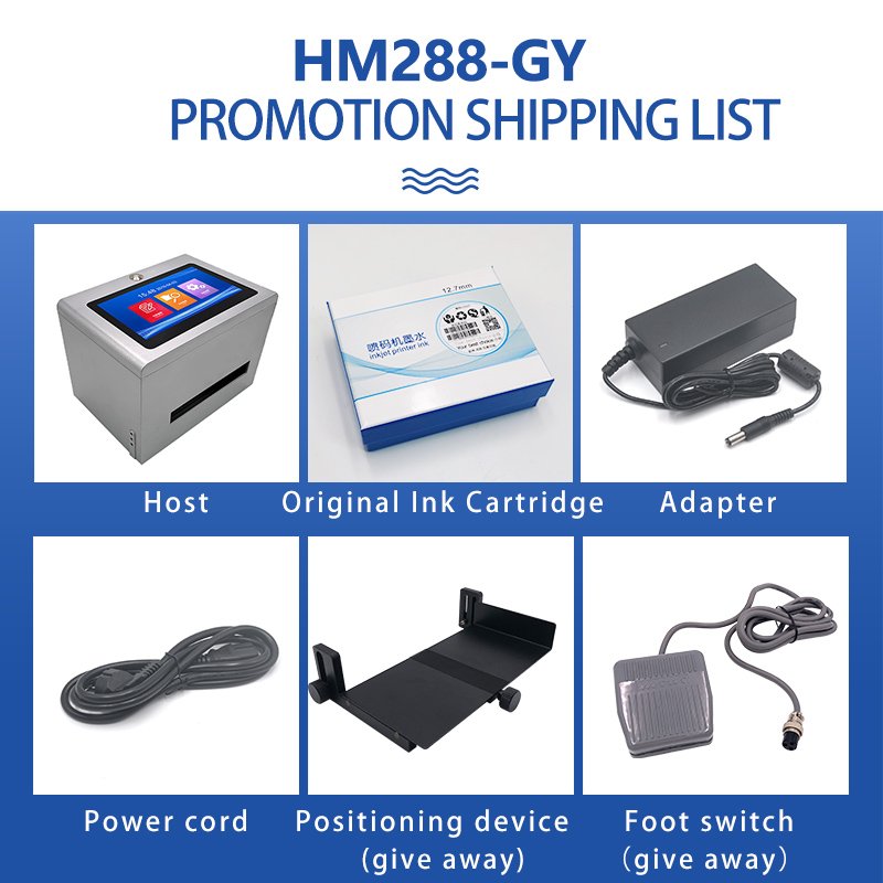 Lower price intelligent mini manual date code static inkjet printer