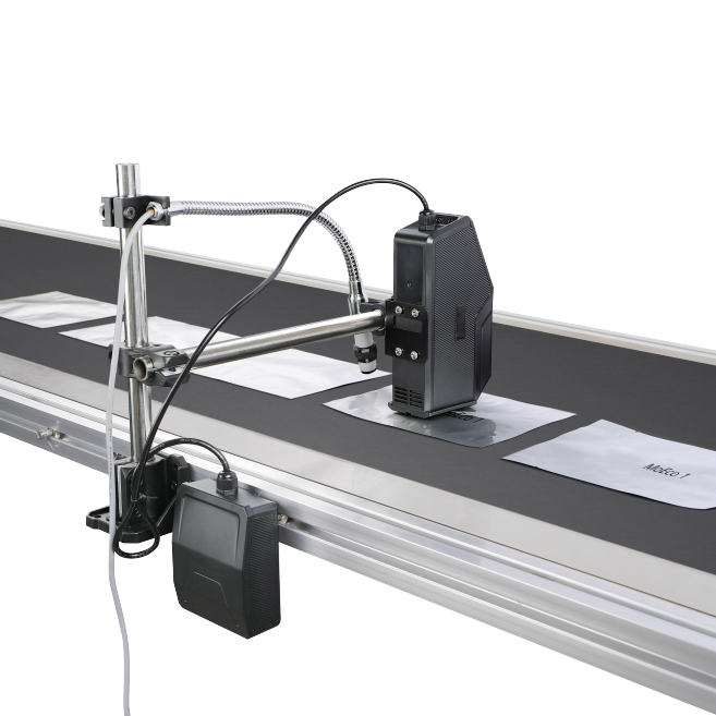 MoEco one head TIJ inkjet printer Operate on Mobile software operation 12.7mm ALL IN ONE TIJ Printer single head APP ME series