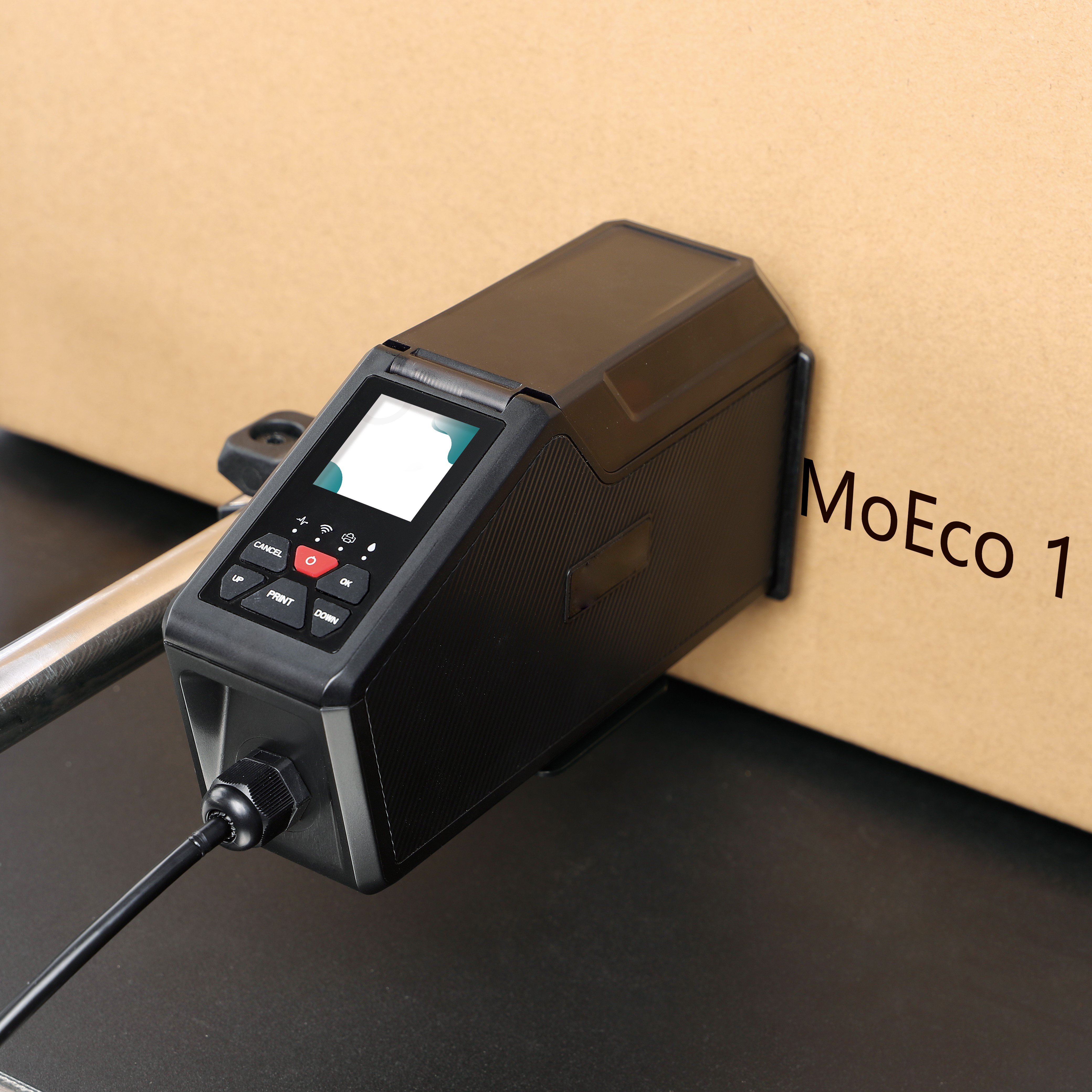 MoEco one head TIJ inkjet printer Operate on Mobile software operation 12.7mm ALL IN ONE TIJ Printer single head APP ME series
