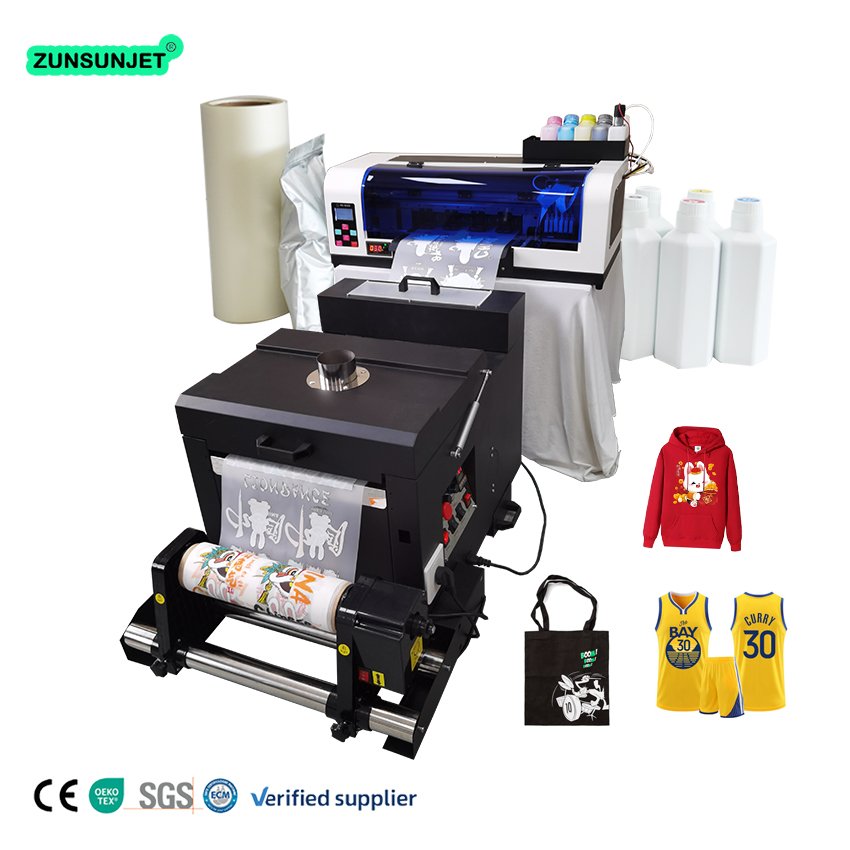 digital new dtf a3 desktop roll size dtf Multifunctional Inkjet printer printing machine for pet film transfer printing