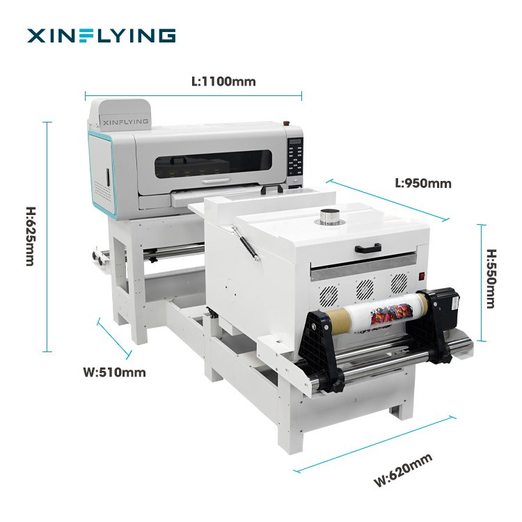 USA warehouse dtf a2 printer dtf t-shirt printing machine multifunctional i1600 dtf inkjet printer all in one