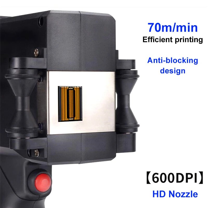 Handheld Inkjet Printer Kit Expiry Date Logo Portable Printer Touch Screen Printing Machine Plastic Glass Bottle Line printing