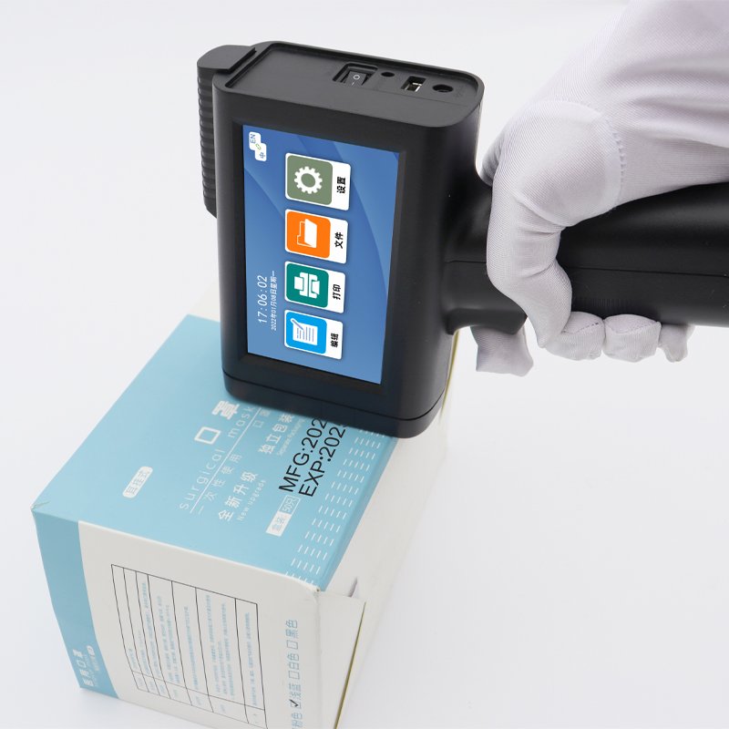universal date printing machine on product package automatic numbering machine for paper printing expiry date inkjet printer