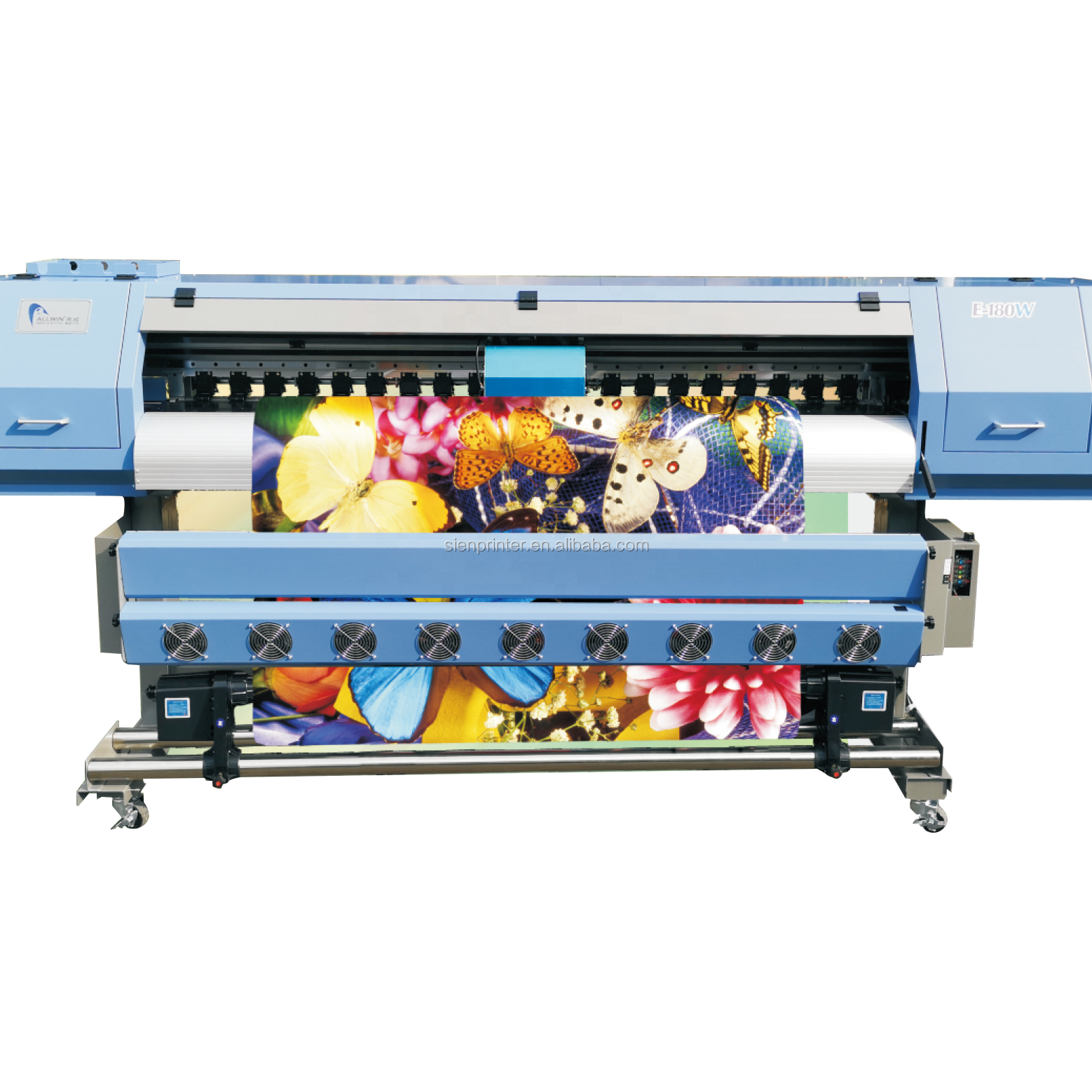 Allwin printer fast speed and high resolution1.8m 6ft E180s digital inkjet eco solvent printer with eps i3200 dx5 printhead