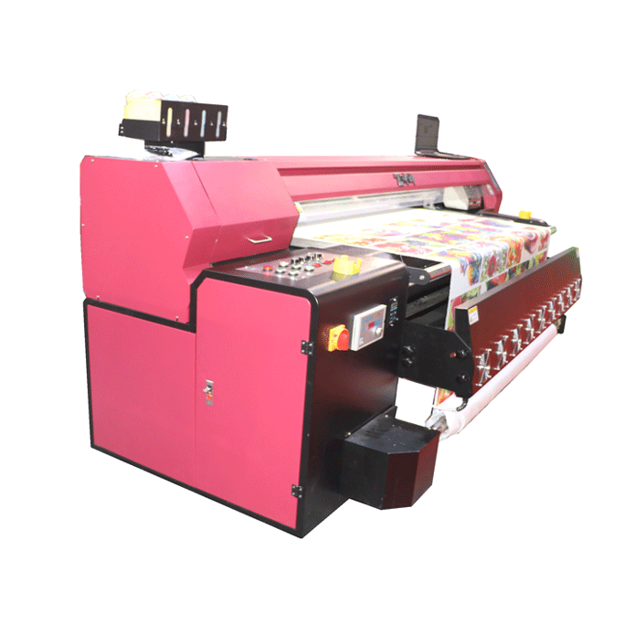 1.8m Large Format Digital Automatic Belt Textile Printer for Cotton Silk Synthetic New Condition Inkjet Printer for Clothing