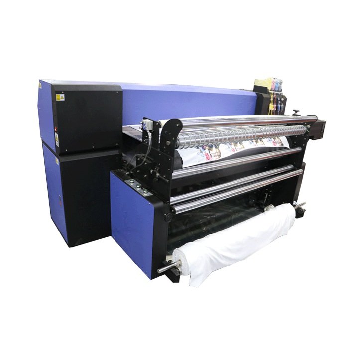 1.8m Large Format Digital Automatic Belt Textile Printer for Cotton Silk Synthetic New Condition Inkjet Printer for Clothing