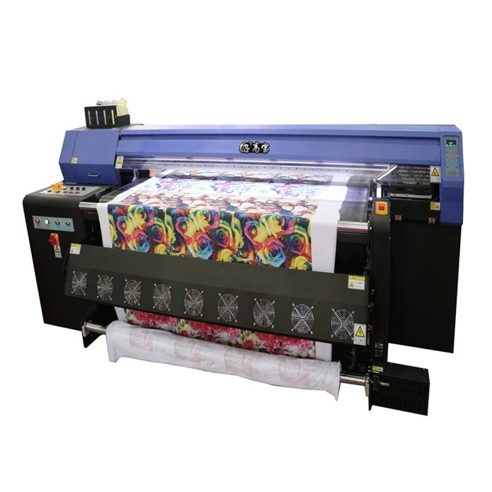 1.8m Large Format Digital Automatic Belt Textile Printer for Cotton Silk Synthetic New Condition Inkjet Printer for Clothing