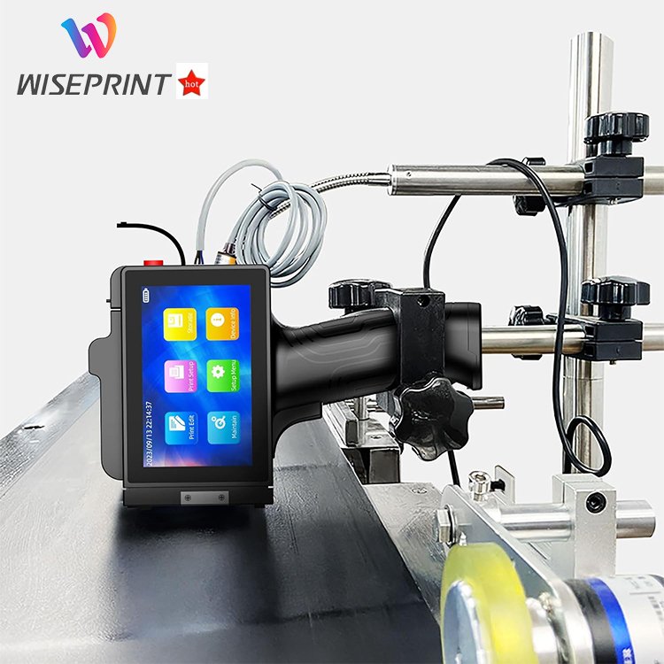 WisePrint M10 Handheld Inkjet Printer Coding Machine Factory Price 600dpi 12.7mm Plastic Bag Wood Metal Bottle Printer