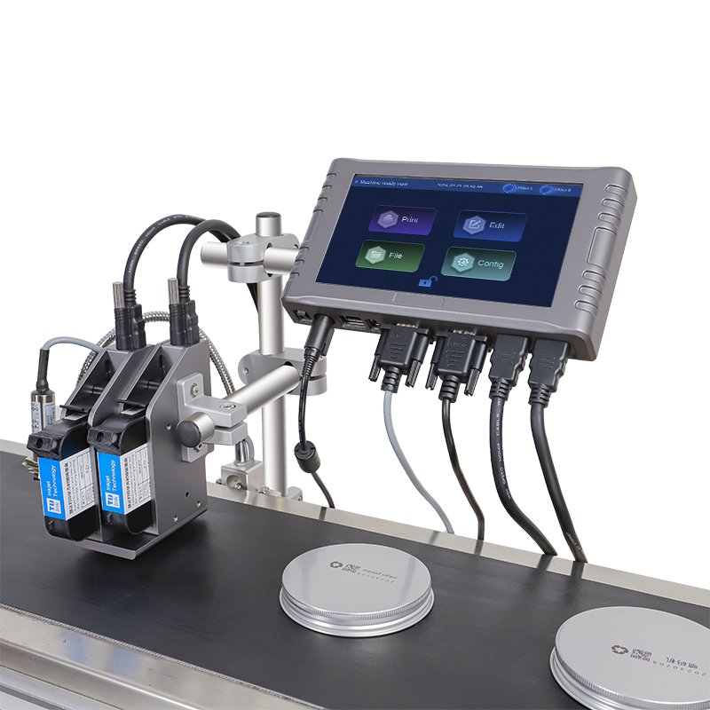 Factory Price CODPAD TIJ T260E Single/Double Print Head Thermal Inkjet Printer New Online Expiry Date Qr Code Printing Machine