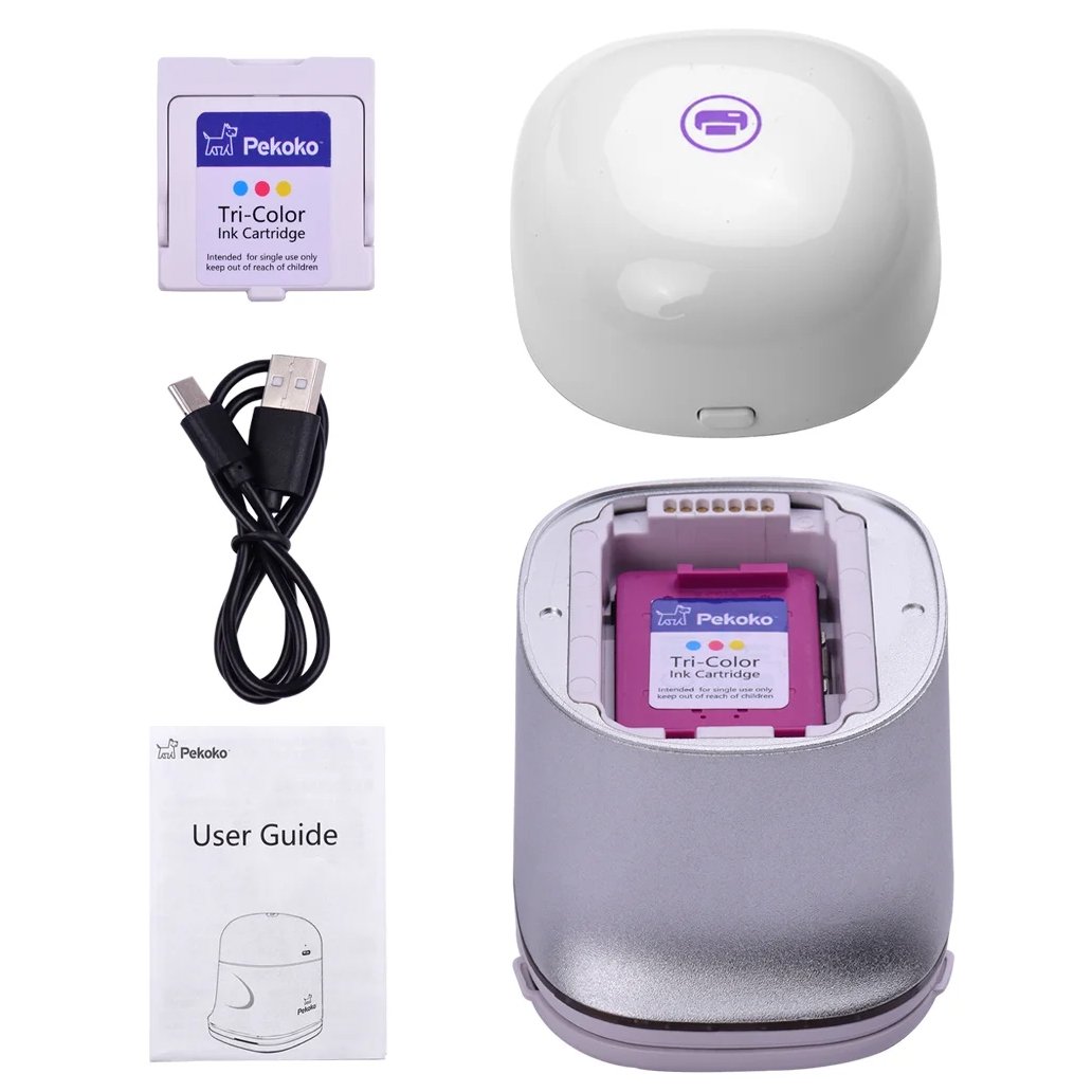 Portable Handheld Color Inkjet Printer 1200dpi Wireless Smartphone Label Printer For Customized Text Barcode QR Code