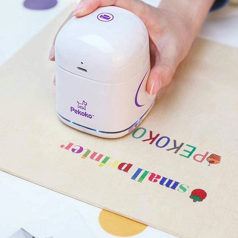 Portable Handheld Color Inkjet Printer 1200dpi Wireless Smartphone Label Printer For Customized Text Barcode QR Code
