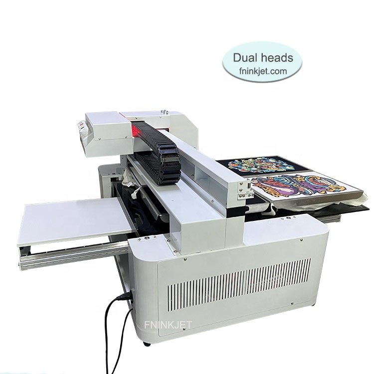 Direct to Garments Cheap DTG Printer with Automatic Maintenance Full Color Flatbed DTF UV Printer