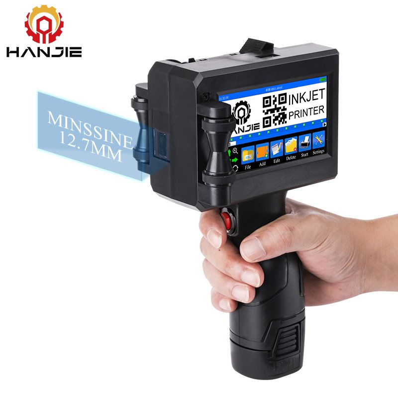 Hand Jet Portable Printer For Date Coding Thermal Portable Handheld Inkjet Printer