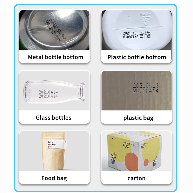 Bottled water full-automatic code jet printer enterprise glass water bottle printer small character code jet printer