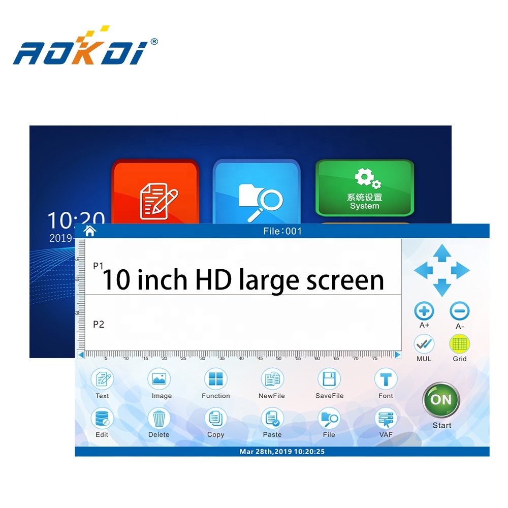 AOKDI A268 1inch height best before date printer tij 2.5 best before date parkaging expiring date printer